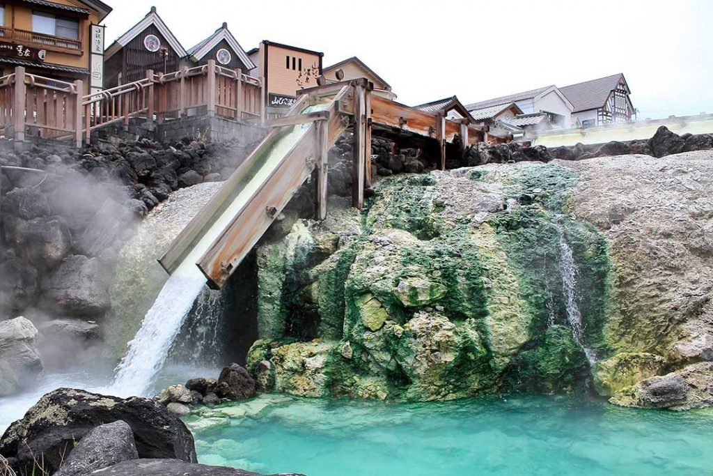 Les sources thermales Onsen