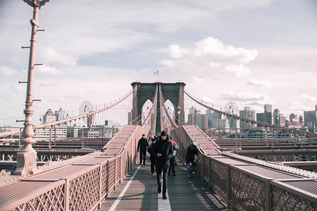 Le pont suspendus de Brooklyn