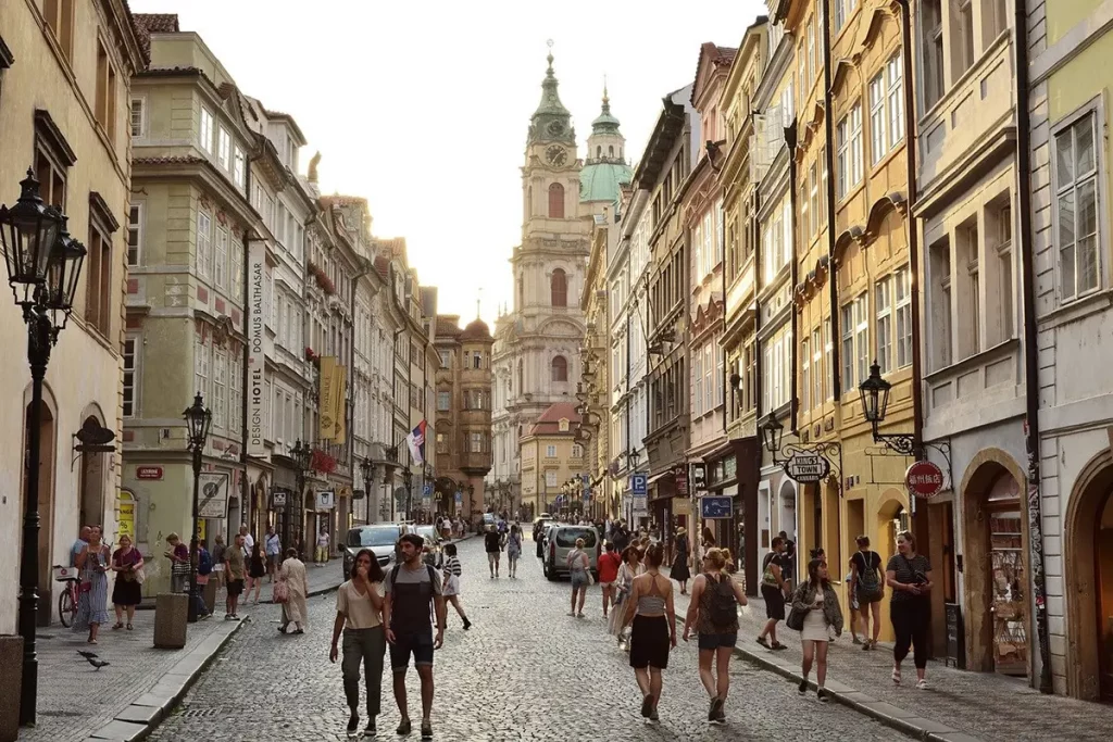 Un quartier du centre de Prague