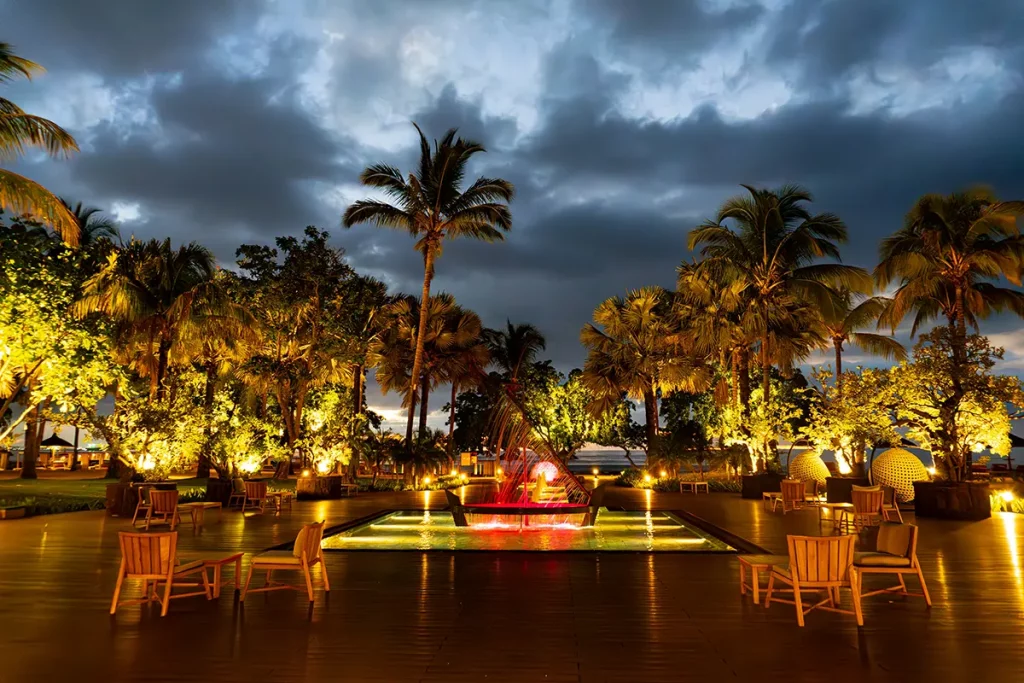 Hôtel tropical en bord de mer à l’île Maurice
